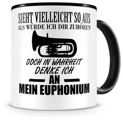 Image de Tasse à motif d'instrument de musique (euphone) - Tasse à café et mug