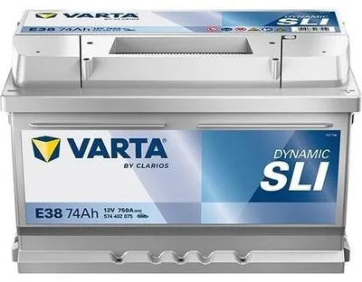 Obrázek produktu pro VARTA E38 Silver Dynamic 12V 74Ah 750A Autobatterie 574 402 075