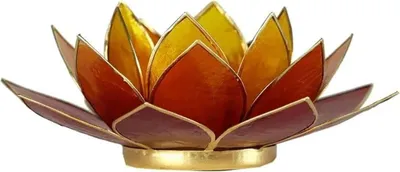 Immagine prodotto di Lotus Atmosferica Luce 3 Colori Finiture Oro - 13,5 Cm
