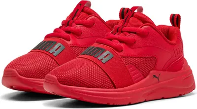 Produktbild von PUMA Soft Wired 2 PS Kinder Sneaker Schuhe Uni 401506 03 Rot, Schuhgröße:32 EU