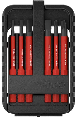 Imagen del producto de Juego de puntas slimBit eléctricas Wiha
