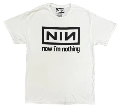 Image de Nine Inch Nails - T-shirt « Now I’m Nothing » pour homme/femme (unie) RO15791 (XL) (blanc)