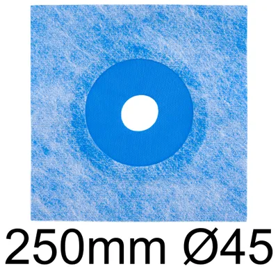 Produktbild von Wandmanschette 1 St. Dichtmanschette 250mm Ø45 Dehnzone 47-80mm Balkone Bad HN04SE