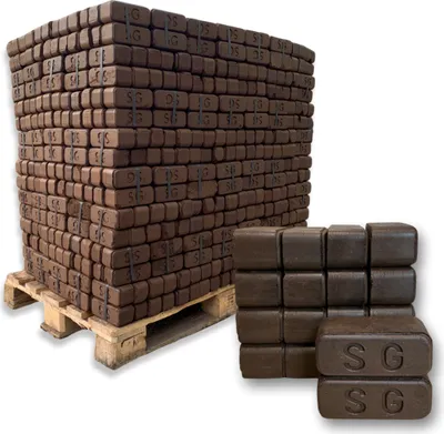 Produktbild von 960KG Palette Premium Torfbriketts aus DE. Vergleichbar Kohle Briketts Ofen Kamin Heizen