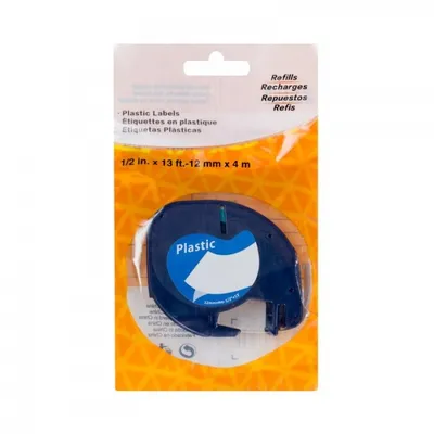 Image de ruban DYMO 59422 12mm/4m plastique blanc néorig.
