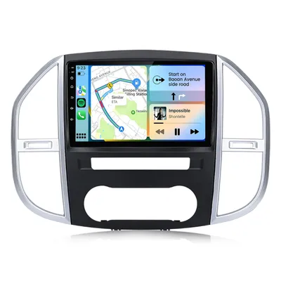 Image de Autoradio Hexinex 9" HD Android 15 pour Smart Fortwo (2005-2010) Wi-Fi, 2 Go + 64 Go, 4 cœurs, CarPlay sans fil