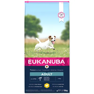 Obrázok produktu pre Eukanuba ADULT, Dospelý, Malé (5-10 kilogramov), Kuracie mäso, Turecko, 15 kg