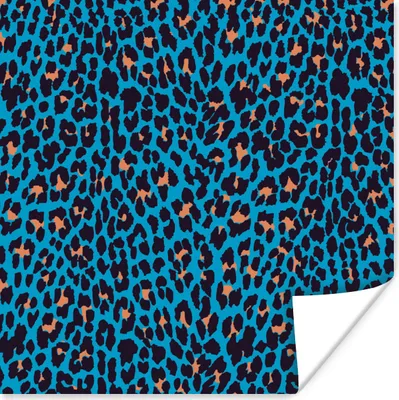 Produktbild von MuchoWow® Poster Pantherdruck - Tier - Design 75x75 cm - Wand Dekoration