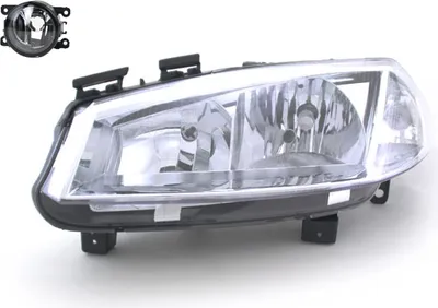 Produktbild von Scheinwerfer passend für Renault Megane II 02-05 H7 H1 Li. + Nebel 7701054656 7701064018 260604235R 8200074008 6202E1 00006202E1 Johns
