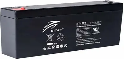 Image de Batterie au plomb RITAR (RT1223), 12V, 2,3Ah, AGM, 177/35/62 mm