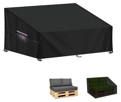 Produktbild von Palettenmöbel Abdeckung Wasserdicht 420D Oxford 138x99x80/40cm