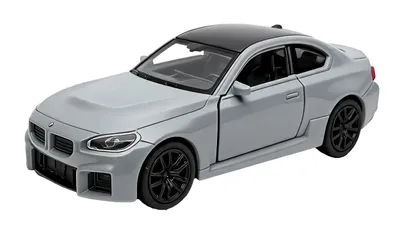 Produktbild von BMW M2 2023 Modellauto aus Metall mit Rückzug Modell Auto Spielzeugauto 81 (Grau)