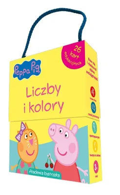 Productafbeelding van Swinka Peppa Liczby i kolory Karty edukacyjne w pudelku z raczka