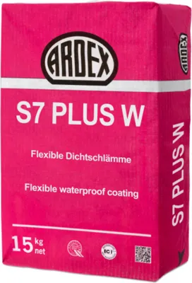 Immagine prodotto di ARDEX S 7 PLUS W Flexibel Dichtschlämme 15kg weiß