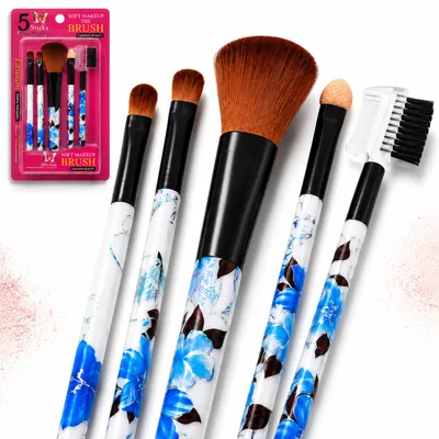 Image de Kit de 5 pinceaux de maquillage professionnels, productTiles.product.images.aiGenerated