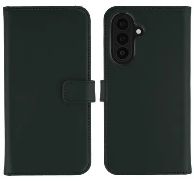 Zdjęcie produktu dla Etui Selencia z naturalnej skóry do telefonu Samsung Galaxy A27 (5G) - kolor zielony