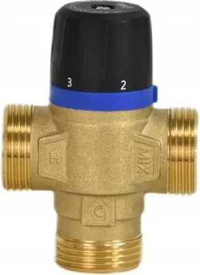 Immagine prodotto di IBO | Valvola Termostatica MIX DN20 - 3/4 Pollice - 20-43°C - Regolazione Precisa Della Temperatura - Alta Efficienza