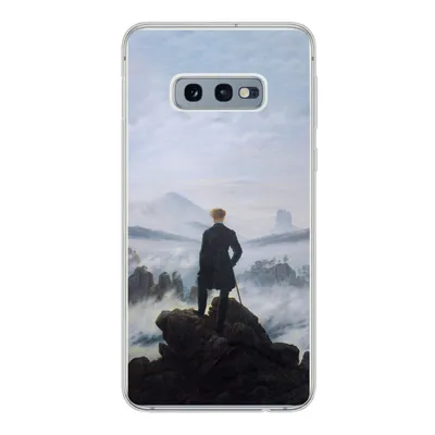 Produktbild von MuchoWow® Handyhülle Schutzhülle Hülle für Samsung Galaxy S10e Der Wanderer über dem Nebelmeer - Caspar David Friedrich - Kunstwerk Silikon Softcase Handy Hülle - Handy