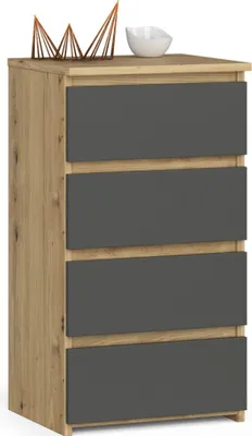Image de Commode raumhirsch avec 4 tiroirs, largeur 40 cm, en bois
