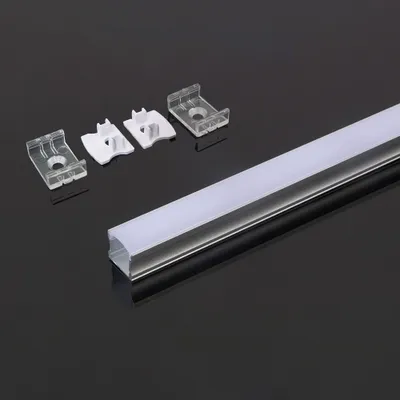 Produktbild von LED-Streifen in der Ecke - Einbausatz mit Diffusor - Silber - IP20