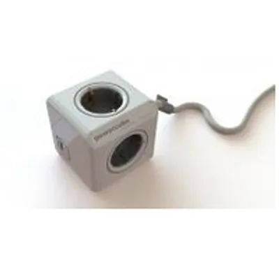 Obrázek produktu pro Segula Powercube, 3 m, Šedá, Bílá, 5 AC zásuvky / AC zásuvek, 2,5 A, 220 - 240 V, Bílá