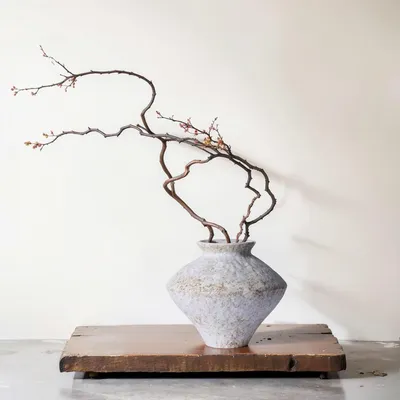 Immagine prodotto di Vaso in Vetroceramica, 16 cm, bianco e marrone, ideale per il soggiorno