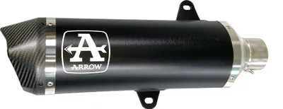 Produktbild von Arrow Urban Nss 350 Abs Forza 21-22 Aluminium Homologierter Slip On Schalldämpfer Schwarz Homologated Schwarz Homologated