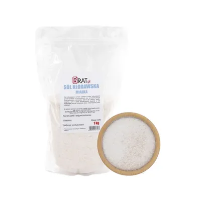 Obrázok produktu pre Kłodawska jemná soľ Brat.pl 1kg Brat.pl
