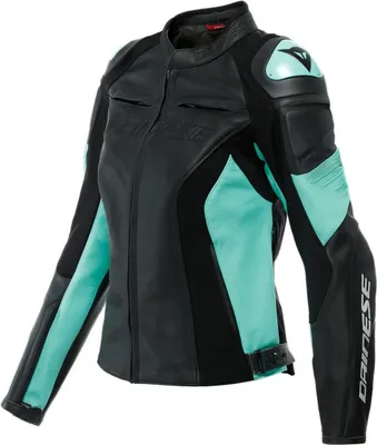 Produktbild von Dainese Racing 4 Lady Black/Acqua Green 42 Lederjacke