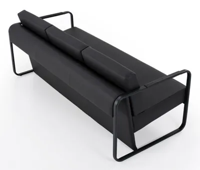 Immagine prodotto di Divano 3 posti design divani imbottiti seduta design tre posti arredo moderno tessuto