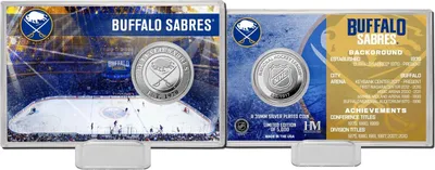 Produktbild von NHL Team History Silver Coin Card - Buffalo Sabres