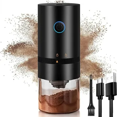 Produktbild von Kaffeemühle Typ-C USB Kaffeemühle, Keramikmahlwerk, tragbar, elektrisch Kaffeemühle