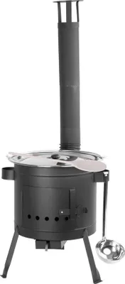 Produktbild von Kessel-Satz Partyset, Schlachtfest, komplett, Gulasch, 22 Lit. Kessel, mit Schöpfkelle, Deckel und Kochlöffel
