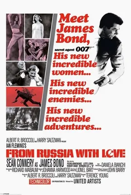 Image de James Bond 007 - From Russia With Love - 61x91,5cm - Affiche Poster