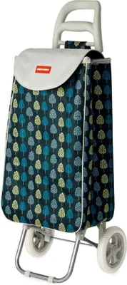 Zdjęcie produktu dla Elegancki wózek na zakupy o pojemności 45 l, z izolacją termiczną, składany, dwukołowy