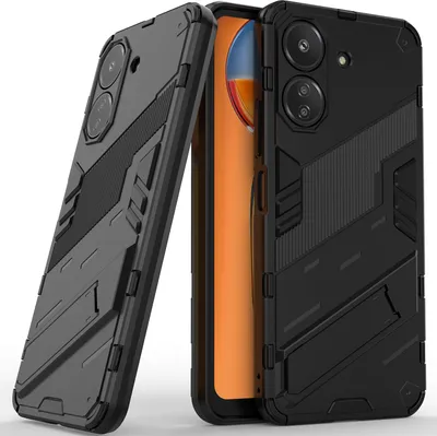 Image de Etui pour Xiaomi Redmi 13C /Poco C65 Hybrid PC TPU Shockproof Protective Case with Stand Function noir