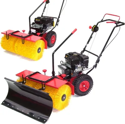 Obrázek produktu pro 55736 Elektrický zametací stroj 3v1 800mm 80cm + sněhová radlice na sníh