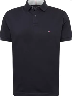 Produktbild von Neu! Tommy Hilfiger Poloshirt Herren DUNKELBLAU Polo Shirt T-Shirt Polohemd Hemd