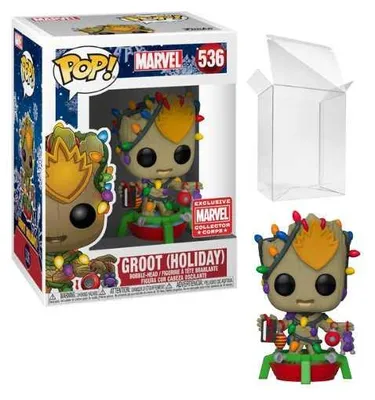Produktbild von Funko Pop! Marvel: Groot (Holiday) #536 (Collector Corps Exclusive)