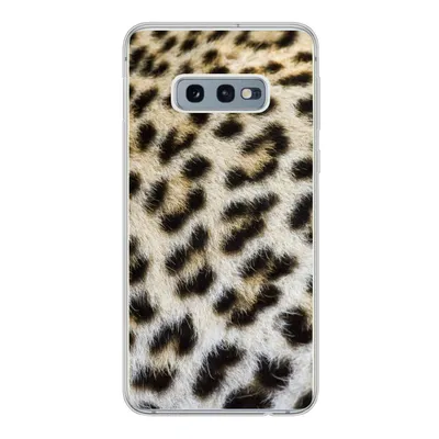 Produktbild von MuchoWow® Handyhülle Schutzhülle Hülle für Samsung Galaxy S10e Nahaufnahme Mantel Leopard Silikon Softcase Handy Hülle - Handy