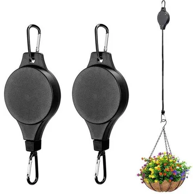Produktbild von Schwarze Haken für Außenhängvögel, Pflanzentöpfe, Balkonpflanzentöpfe, Außenhängvögelhalterungen