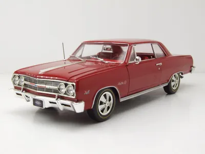 Produktbild von Chevrolet Chevelle SS Z16 MCACN 1965 rot Modellauto 1:18 Auto World