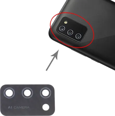 Obrázek produktu pro Kryt zadní kamery pro Samsung Galaxy A02s SM-A025 – náhradní díl a příslušenství