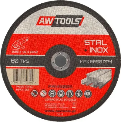 Image de AWTOOLS, rondelle métallique, 230 x 1,9 mm