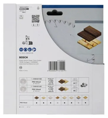 Productafbeelding van PRO Houtzaagblad, 165 mm, accu, 3 stuks, promotiepak