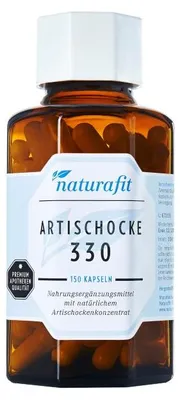 Produktbild von naturafit Artischocke 330 Kapseln, 150 St. Kapseln