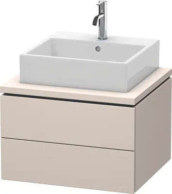 Produktbild von Konsolenunterschrank L-CUBE 400x620x547mm taupe supermatt taupe supermatt