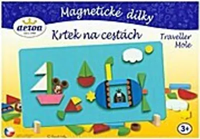 Produktbild von Detoa Magnetické dílky Krtek na cestách