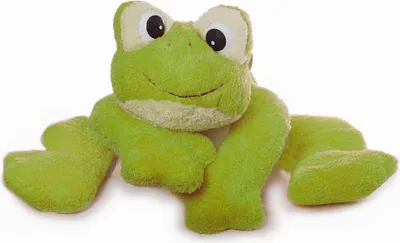 Produktbild von Inware Plüschtier Frosch, liegend, grün 97 cm XXL