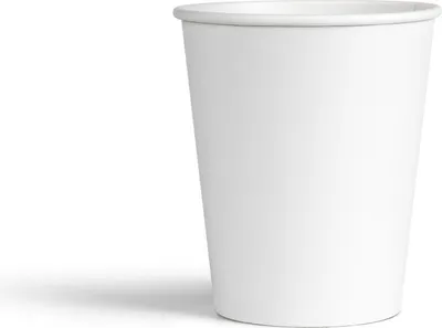 Produktbild von Weißer Pappbecher, plastikfrei, 100 ml, 100 Stück.
